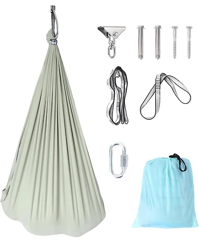 gaomon Sensory Swing Dual-Layer Therapy Swing for Autism, Adhd and Sensory Needs, Calming Hug Effect, 360degree(s) Swivel