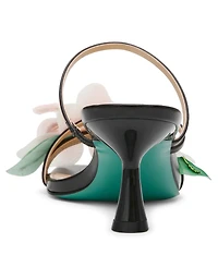 Betsey Johnson Women's Wells Floral Slide Dress Sandals