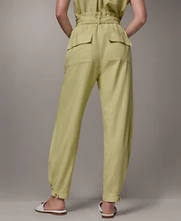 Donna Karan New York Women's Belted Wide Cuff Pants