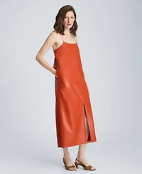 Kenneth Cole Women's Metal Strap Midi Slip Dress