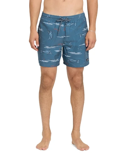 Quiksilver Waterman Men's Mix Pack Floral Swim Trunks