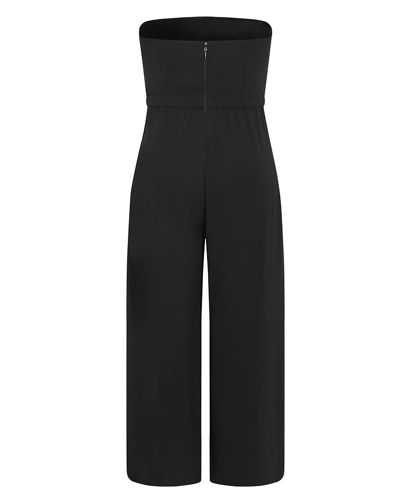 City Chic Women's Attract Strapless Jumpsuit