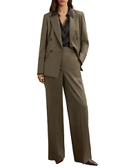 Reiss Women's Wool-Blend Double-Breasted Suit Blazer