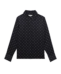 Reiss Women's Silk-Satin Polka-Dot Shirt