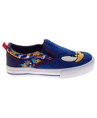 Sonic The Hedgehog Little Boys Toddlers/Little Slip-On Canvas Shoes