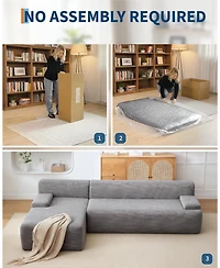 gaomon Modular Cloud Sofa Sectional, Sectional Couch with Deep Seat