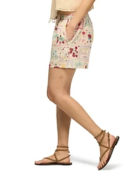 Lucky Brand Women's The Beach Printed Pull-On Shorts