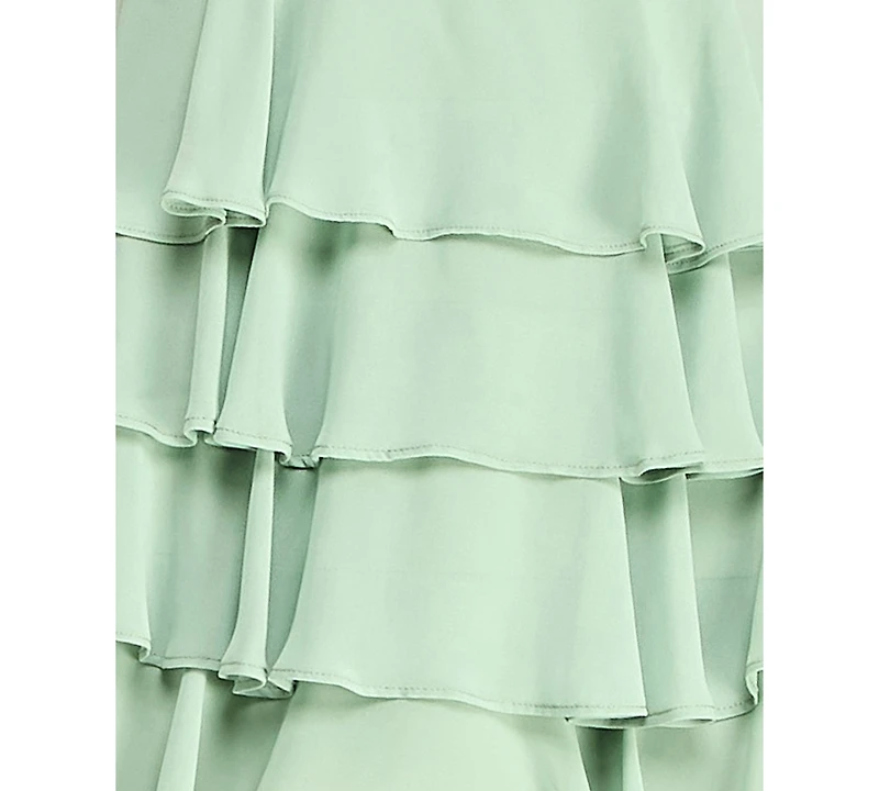 B Darlin Juniors' V-Neck Mini Dress