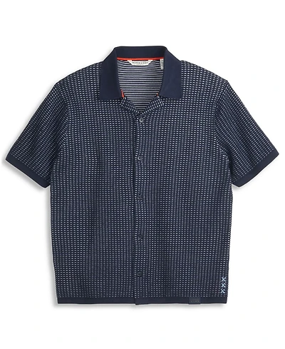 Scotch & Soda Men's Collared Button-Front Sweater