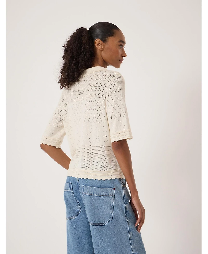 Hush Women's Pointelle Cotton Cardigan