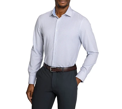 ConStruct Men's Slim-Fit Performance Stretch Comfort Dress Shirt