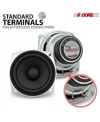 5 Core 4 Inch Subwoofer 200W Car Audio Sub Woofer 4 Ohm Deep Bass Replacement Loud Speaker