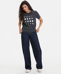 Self Esteem Juniors' Moon Phases Graphic-Print Tee