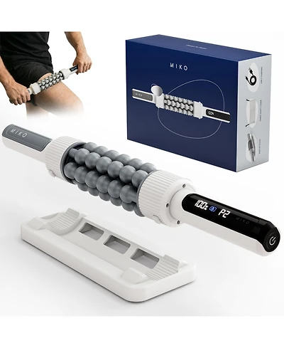 Miko Swift Hands-Free Rolling Percussive Massager for Muscle Recovery, Tension Relief