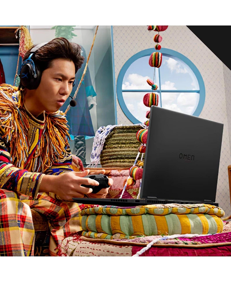 Hp Omen 17.3" Traditional Laptop Amd Ryzen Ai 9 32GB Ram Nvidia GeForce Rtx 5060 1TB Ssd Storage Windows 11 Home Fhd+ 144Hz