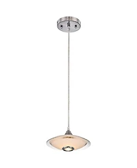 Possini Euro Design Possini Euro Saucer 8"W Nickel and Glass Led Mini Pendant Set of 3
