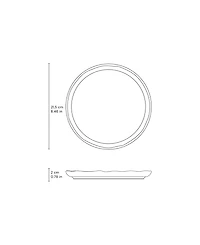 Porto Brasil Elemento Stoneware Dessert Plates, Set of 6