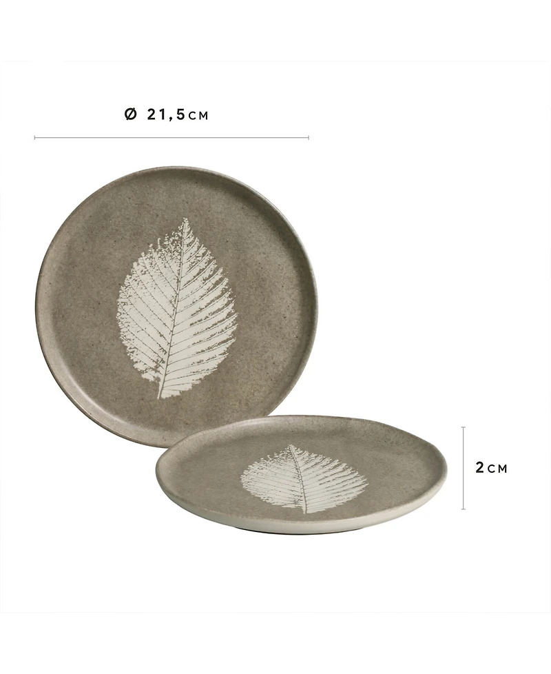 Porto Brasil Seiva Stoneware Dessert Plates, Set of 6
