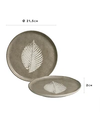 Porto Brasil Seiva Stoneware Dessert Plates, Set of 6