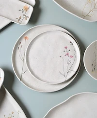 Porto Brasil Campestre Stoneware Dessert Plates, Set of 6