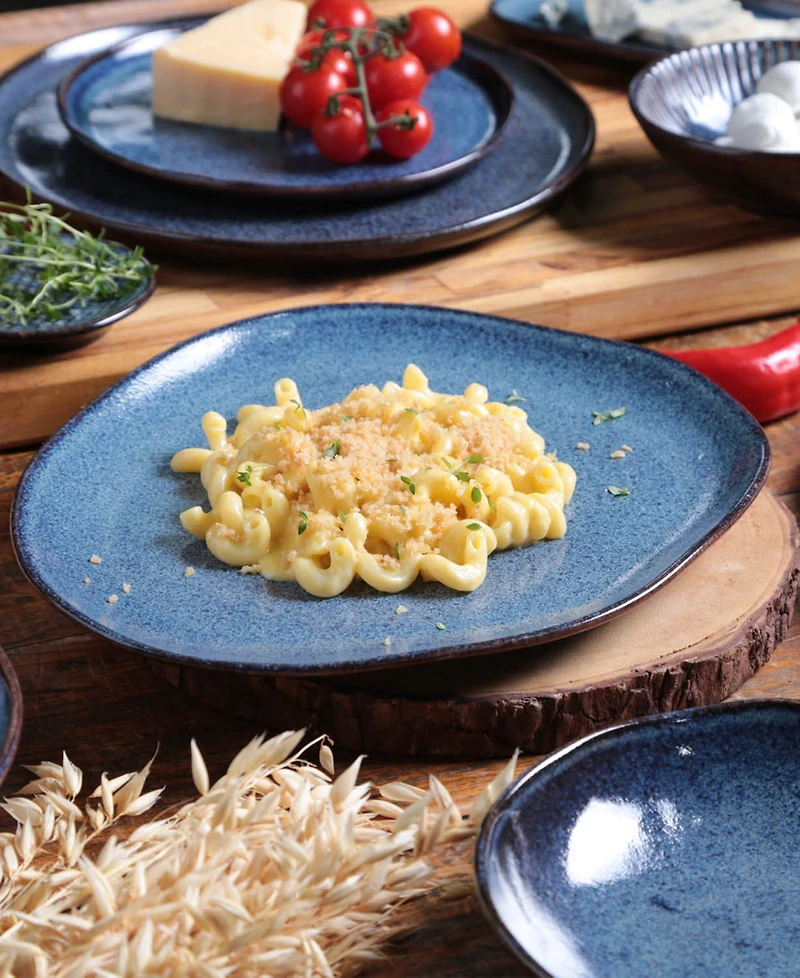 Porto Brasil Stoneware Oval Dinner Plates, Set of 6