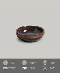Porto Brasil Stoneware Ramekins, Set of 6