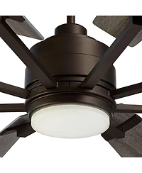 Casa Vieja 72" Windmill Led Ceiling Fan with 24" Downrod