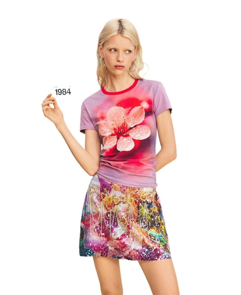 Desigual Women's Floral T-shirt