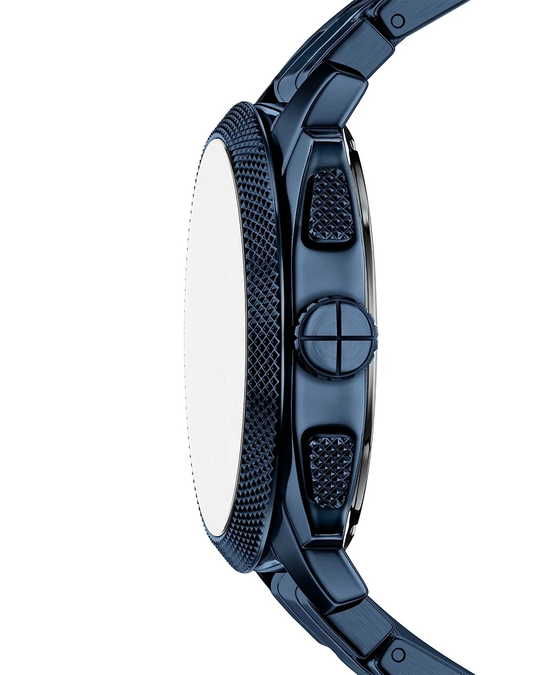 Fossil Men's Machine Chronograph Navy Stainless Steel Watch, 44mm