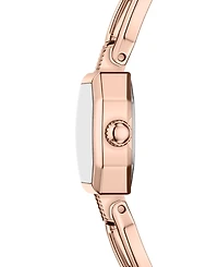 Fossil Women's Harlow Mini Two-Hand Rose Gold-Tone Stainless Steel Watch, 20mm