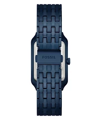 Fossil Women's Raquel Three-Hand Navy Stainless Steel Watch, 26mm