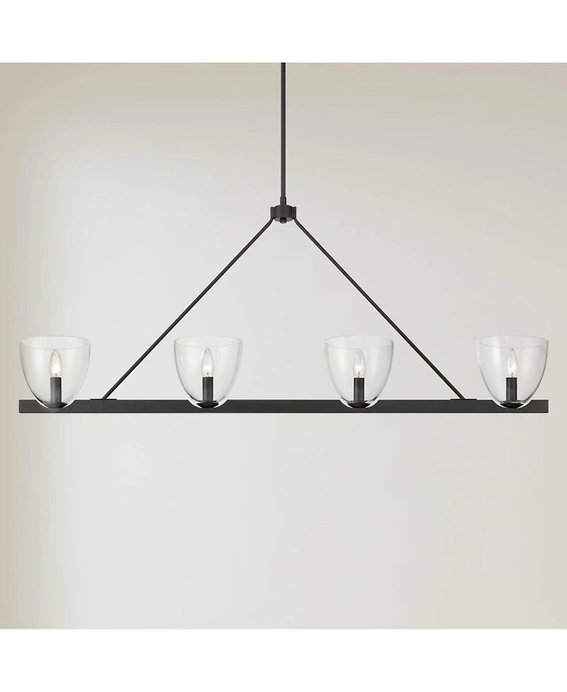 Possini Euro Design Ardea 47" Wide 4-Light Linear Island Chandelier