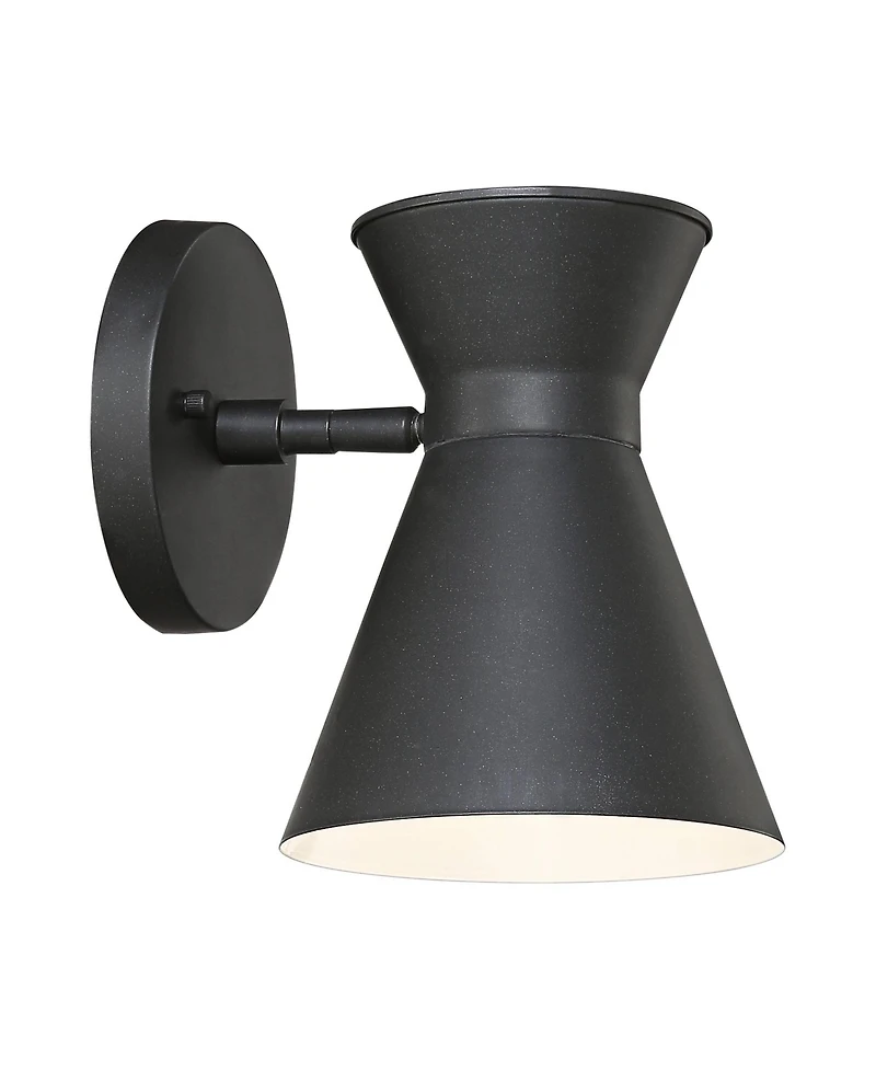John Timberland Vance Modern Outdoor Wall Light Fixtures Set of 2 Led Swivel Head for Post Exterior Barn Deck House