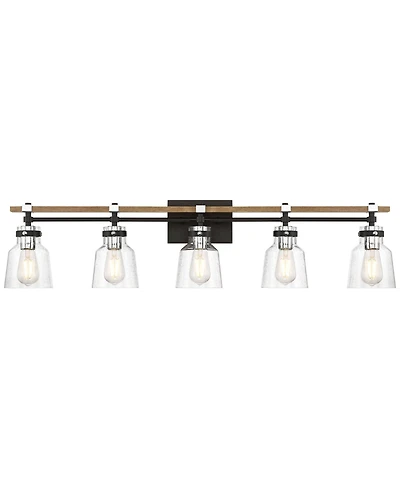 Possini Euro Design Broadway 41" High 5 Light Bathroom Vanity Wall Lamp Light Fixture Mount Over The Sink Mirror
