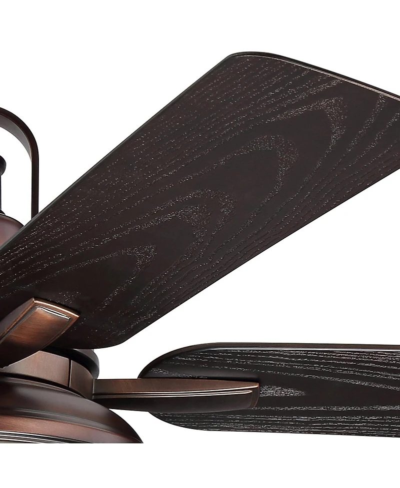 Casa Vieja 60" Wind and Sea Bronze Fan with Rod for 10-Ft Ceilings and Remote