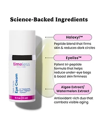 Timeless Skin Care Dark Circle Peptide Complex Eye Cream 0.5oz
