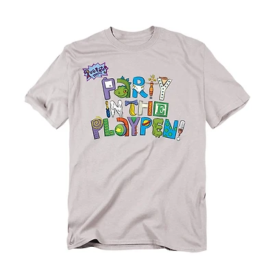 Logovision Men's Rugrats Party The Playpen T-Shirt