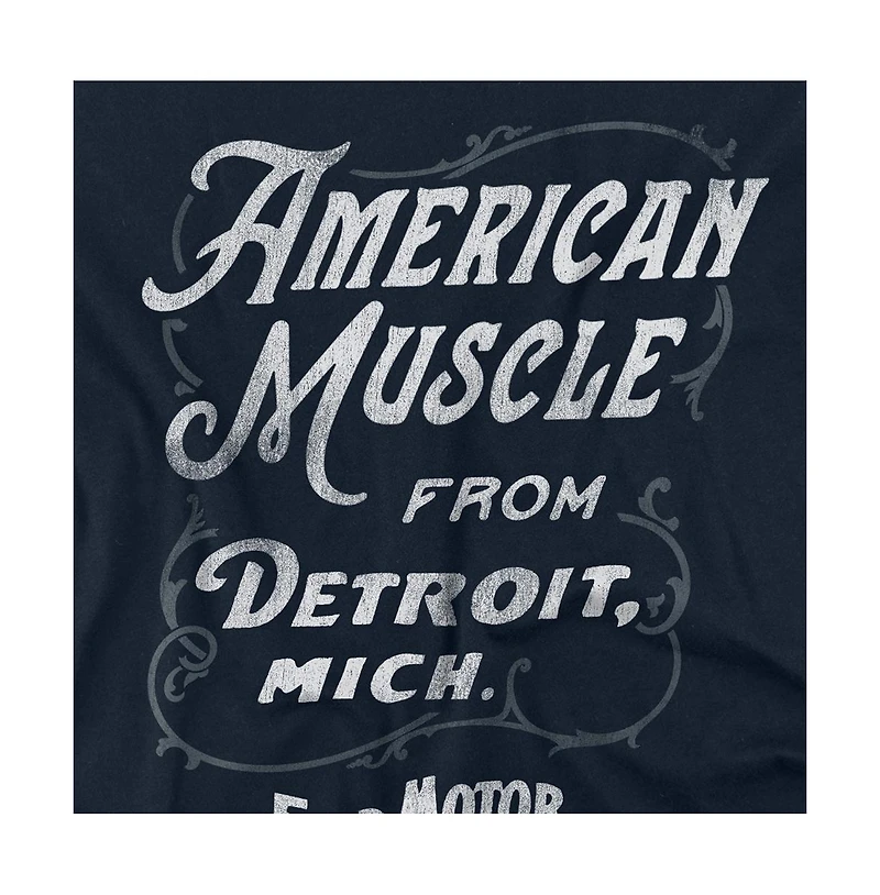 Logovision Men's Logovison Ford American Muscle Classic Script T-Shirt