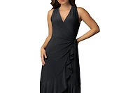 Kiyonna Women's Laguna Sleeveless Wrap Dress