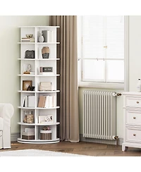 gaomon 7-Tier 360degree Rotating Shoe Rack Tower, Free Standing Spinning Shoe Storage Organizer