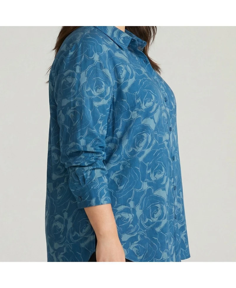 Universal Standard Plus Cooling Stretch Cupro Artist Shirt