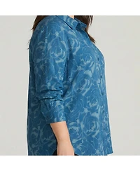 Universal Standard Plus Cooling Stretch Cupro Artist Shirt