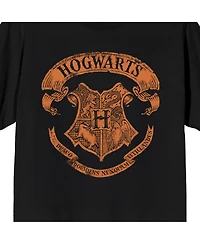 Harry Potter Men's Hogwarts Official Seal Adult Crew Neck Short Sleeve T-shirt
