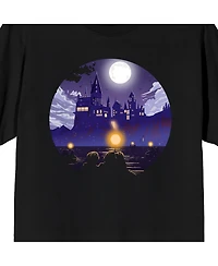 Harry Potter Men's Hogwarts First Year Vibrant Crew Neck Short Sleeve T-shirt