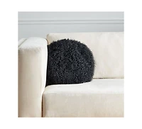 Z Gallerie Mongolian Round Pillow