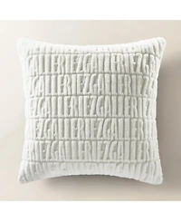 Z Gallerie Carved Faux Fur Pillow