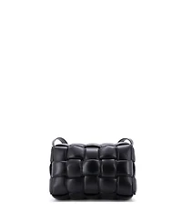 Pre-Owned Bottega Veneta Small Cassette Crossbody Bag Maxi Intrecciato Leather