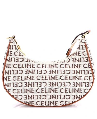Pre-Owned Celine Small Ava Bag All Over Logo Jacquard