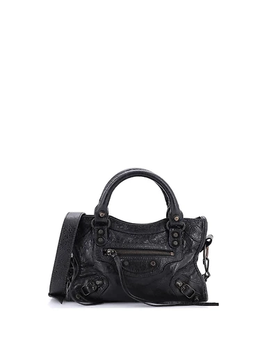 Pre-Owned Balenciaga Mini City Classic Studs Bag Leather