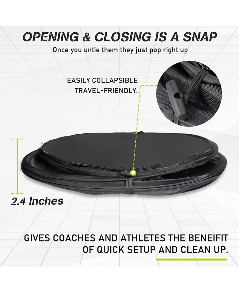 Hikeen Basketball Defender Dummy - Pop Up Safely Simulate Defender - Foldable Training Equipment